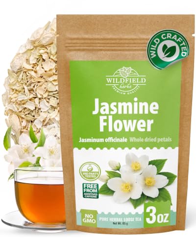 3 oz. Jasmine Flower Herbal Tea (Jasminum Officinale) - 85g Dried Jasmine Petals Herb Té De Jazmín