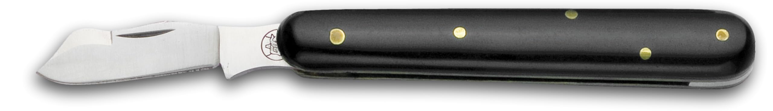 DUE BUOI COLTELLO DA INNESTO 205P - LAMA IN ACCIAIO AD ALTO TENORE DI CARBONIO
