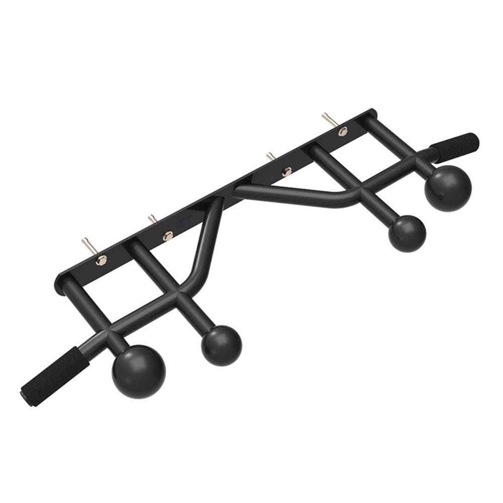 HTTGDGDH Pull-Up Bars Black Wall-Mounted Horizontal Bar, Multi-Handle Position, Home Gym Upper Body Strength Training Equipment, Weight 300Kg,