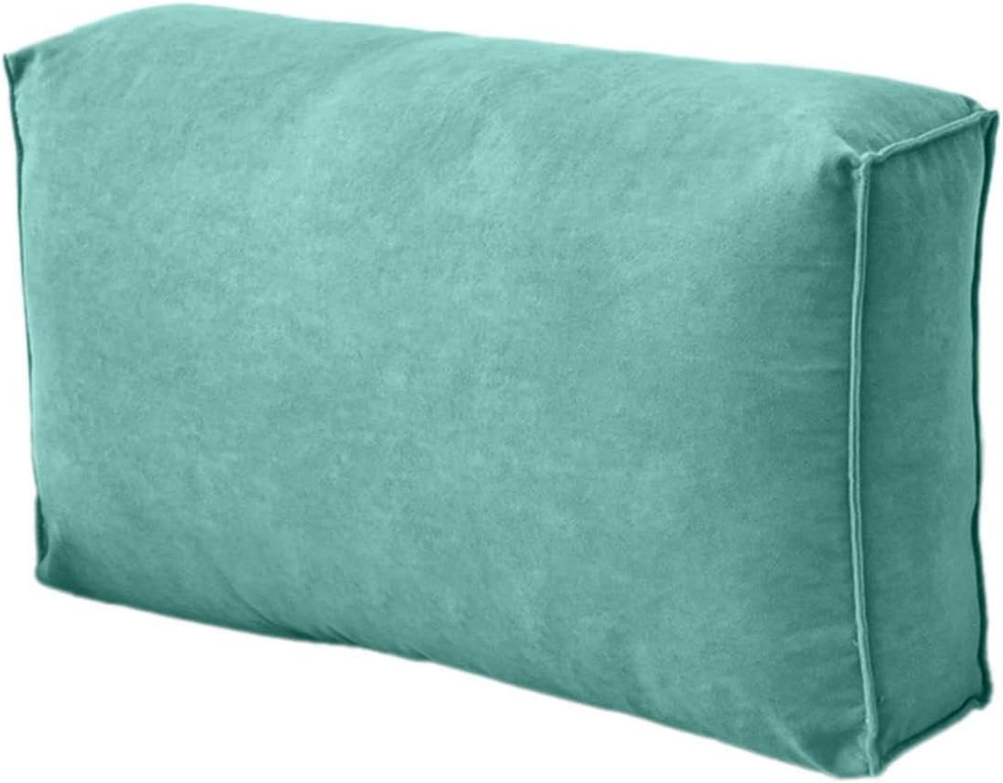 Coussin de lecture confortable vert 80x45 contre le mal de dos