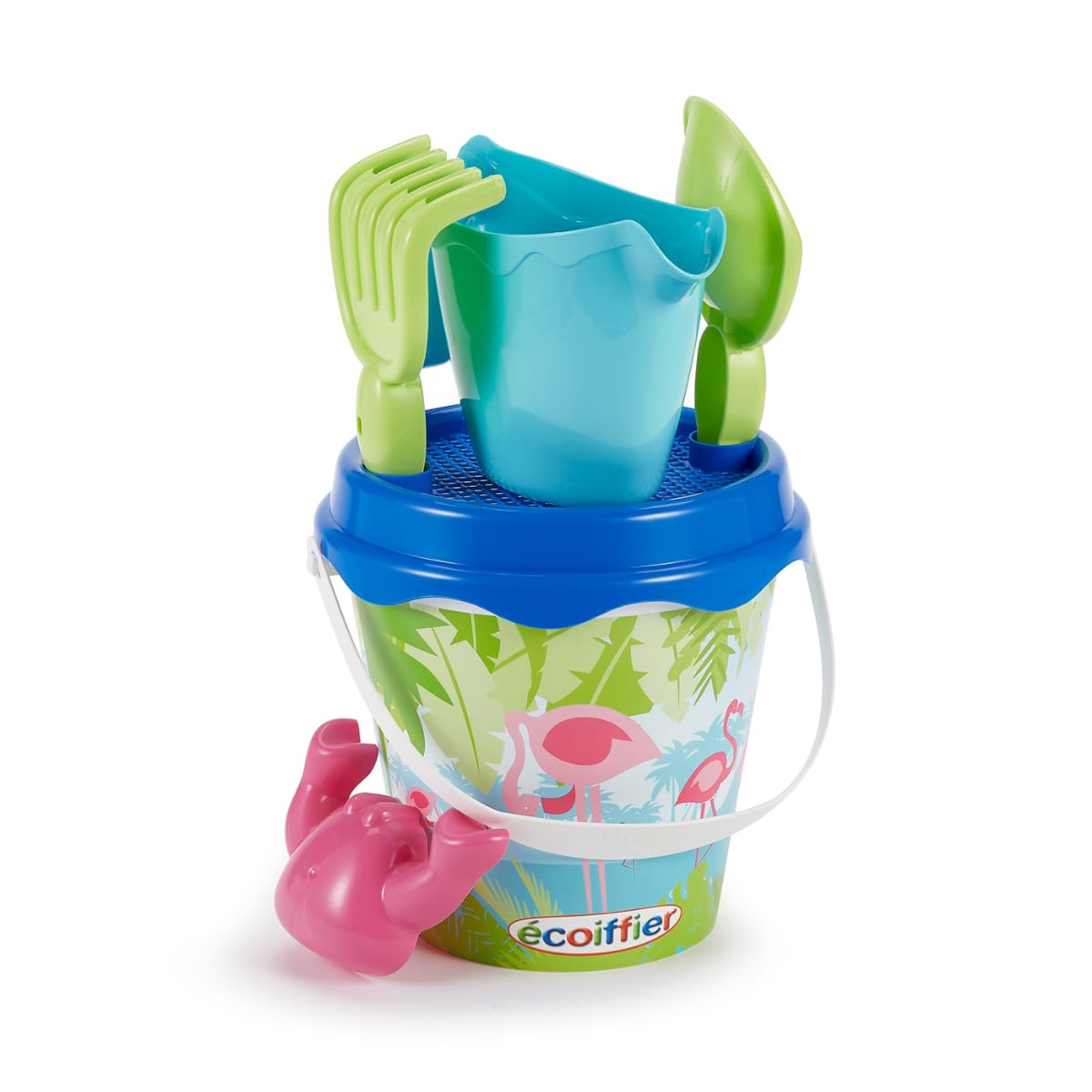EcoiffierSimba Beach Flamingo Iml Bucket with Accessories, Multi-Colour, 17 cm