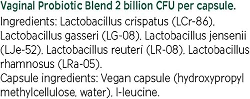 Miniatura 2 de Vitanica V-Probiotics - Probióticos para mujeres - Supositorios vaginales con Lactobacillus Rhamnosus, Gasseri y más - Suplemento para la salud de