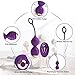 Kegel Balls Exercise Weight for Women Strengthening Pelvic Floor Exercises Tightening, Lovemmy Wireless Remote Silicone Ben Wa Balls Pelvic Weights Training Set for Beginners & Advanced