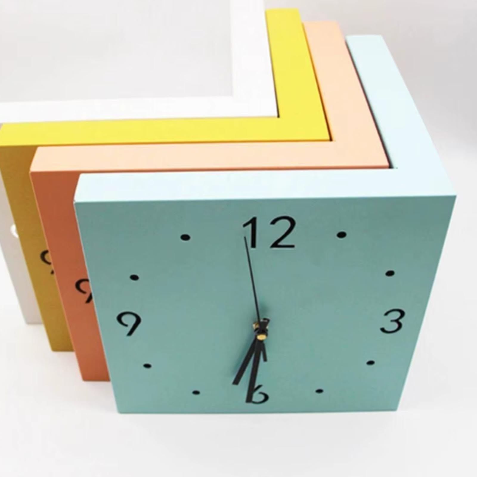 Enakshi® Double Sided Corner Wall Clock Square Corner Clock for Cafe Living Room Home Blue|Home & Garden | Home D?©cor | Clocks | Wall Clocks
