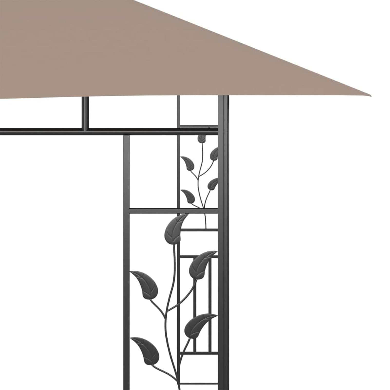 Gazebo con Zanzariera 4x3x2,73 m Talpa 180 g/m²,Gazebo Pergola Con Telo Impermeabile Richiudibile E Struttura Rettangolare In Acciaio Inossidabile Ad Alta Densità, Per Arredo Giardino, Terraz