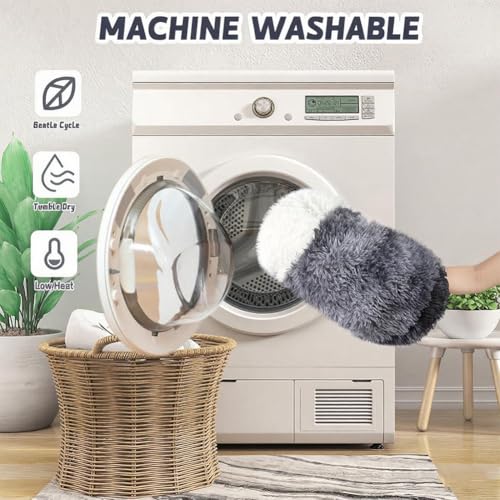 SHJOEE Flauschig Hundebett Muschelform 70cm Katzenbett Warm Tierbett Haustierbett Waschbar Hundesofa Katzensofa Plüsch Hundekorb Katzenkorb Weiche Kuschelbett für Den Schlaf im Innenbereich