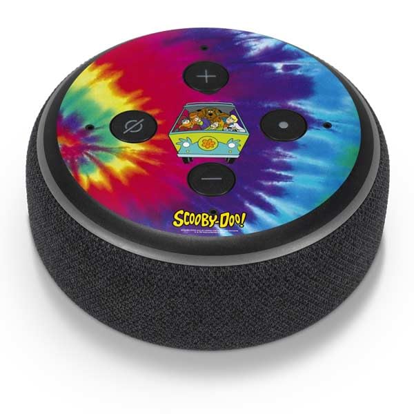 Skinit Decal Audio Skin Compatible with Amazon Echo Dot 3 - Officially Licensed Scooby Doo Scooby-Doo Tie Dye Design