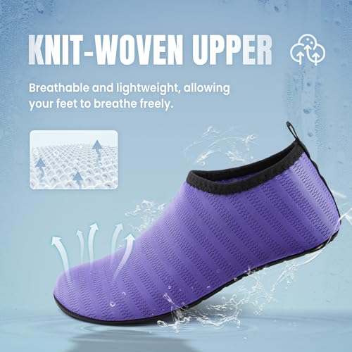Image of IceUnicorn Water Shoes Men Women Beach Swim Aqua Barefoot Socks Pool Quick Dry Yoga