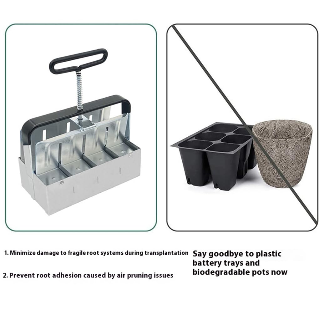 Machine à blocs de terre compacte et manuelle, avec poignée