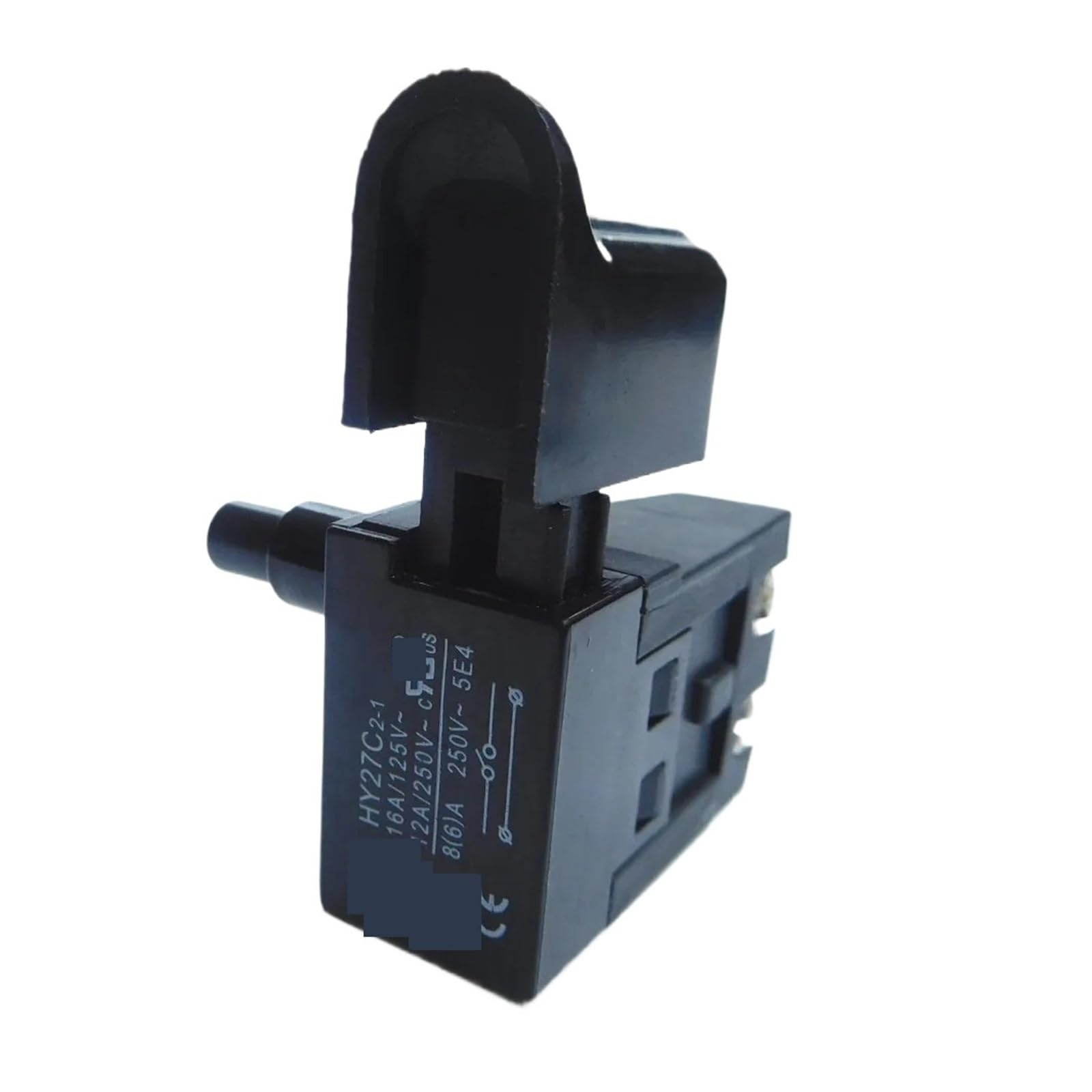 HY27C2-1 16A/125V 12A/250V Bloqueo eléctrico industrial en el interruptor del botón del gatillo, for herramientas eléctricas cortador de sierra eléctrica