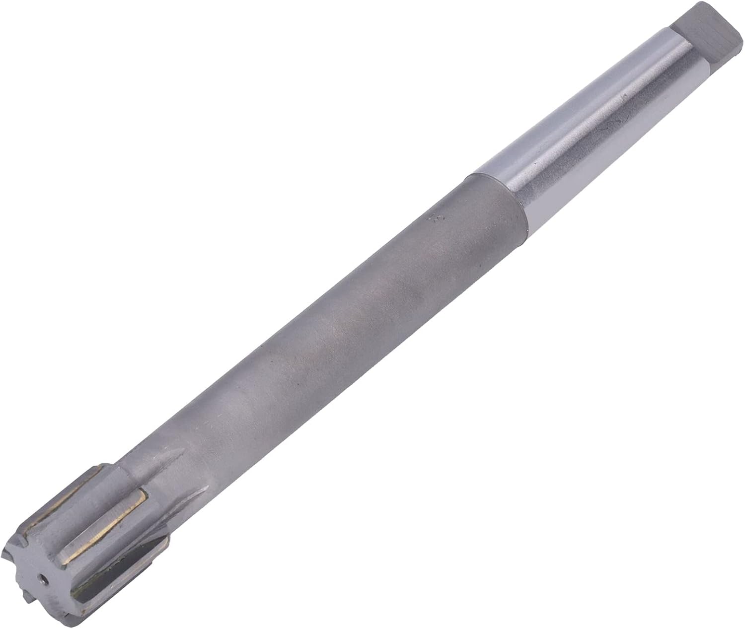 Machine Reamer, Tungsten Steel, Taper Shank Milling Cutting Tool for Metal H8 Accuracy Straight Grooves