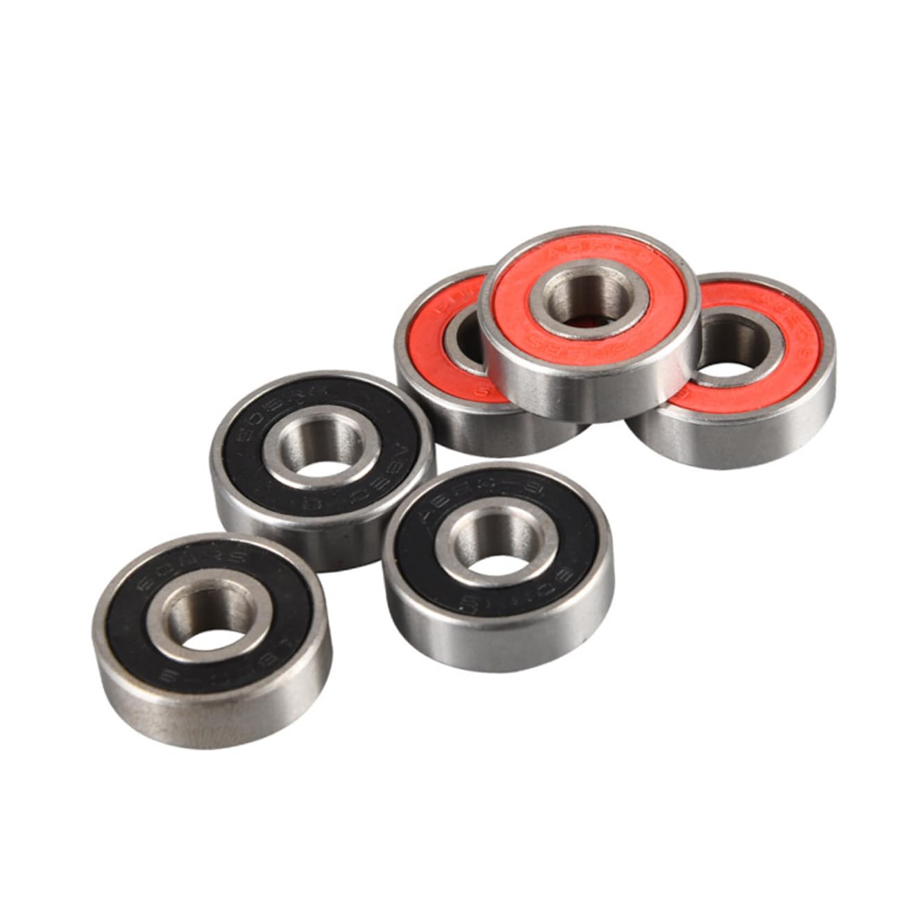Toddmomy 20pcs Sealed Skate Wheel Bearings for Inline Skates and Skateboards High-Speed Sturdy 608 2 Steel Bearing Set Suitable for Roller Skating and Skateboarding