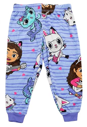 Gabby's Dollhouse Soft Fleece 2 Piece Pj Set Sleepwear Pajamas for Girls - Gabby, MerCat, Pandy (Little/Big Sizes 4 to 10)3
