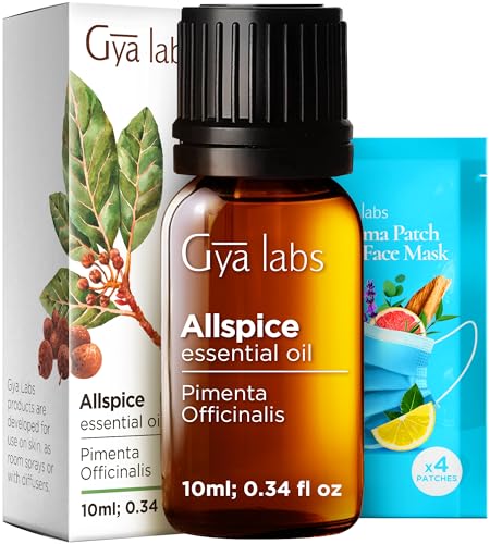 Image of 100% Pure Allspice Essential Oil - 0.34 Fl Oz - Allspice Oil for Hair, Skin, Diffuser, Aromatherapy & DIY Candle Making Scent