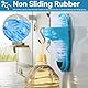 Cyrank Fußbürste, Foot Scrubber, Fußbürste für die Dusche, Fuß Wäscher, Duschfußwäscher Fußreiniger Waschbürste mit Saugnapf Füße Peelingreiniger Massage, Badezimmer Einfacher Fußreiniger