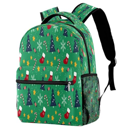 Sac de voyage vert de Noël, le cadeau idéal pour adolescents et écoliers