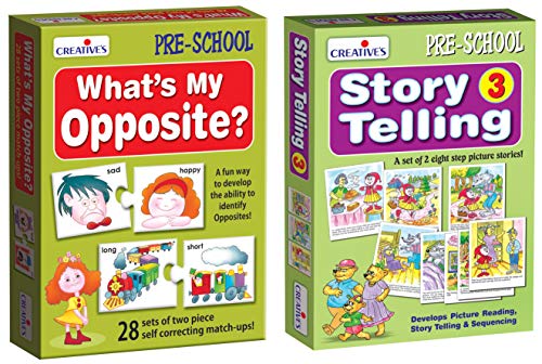 Image of What's My Opposite & 0903 Story Telling Step-by-Step - 3 (8 Steps) Combo