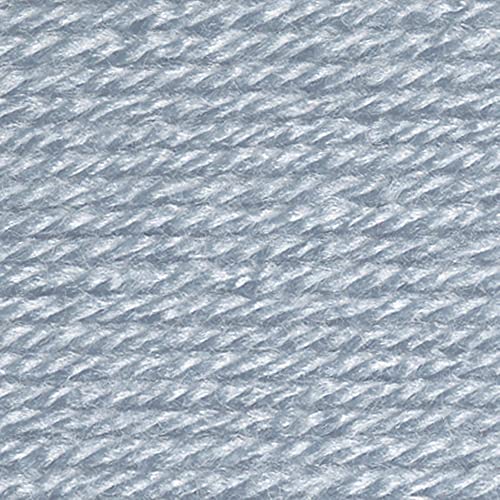 Image of Lion Brand Yarn (1 Skein) Vanna's Choice Yarn, Silver Blue | Everyday Basic Worsted Weight Acrylic Knit & Crochet Fiber for Blankets, Bags, Sweaters, Hats, Scarves