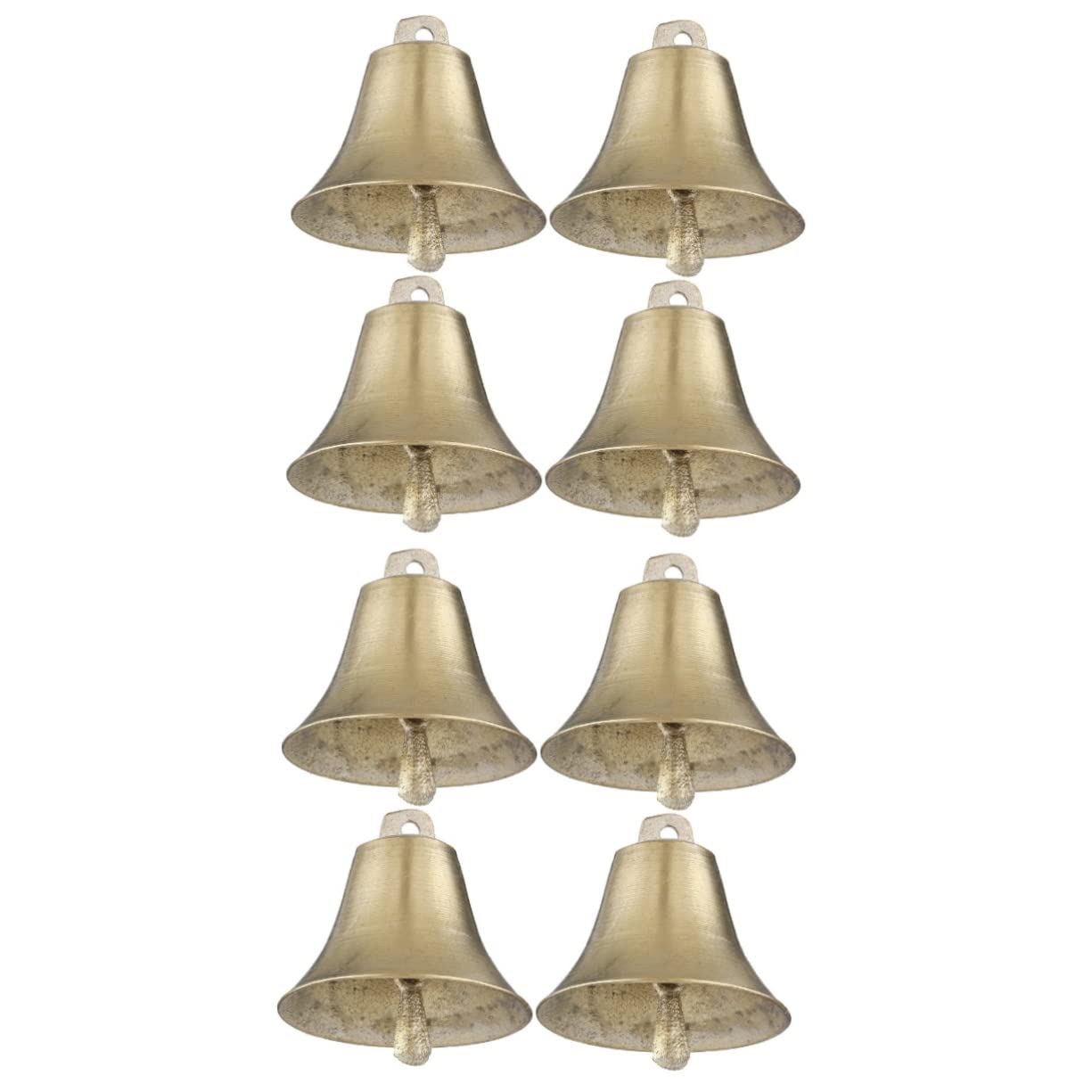 Alipis 2sets Cow Bell for Wreath Farm Supply Cheering Bell Vintage Style Small Size Perfect Present 4pcs*2