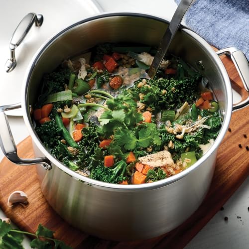Image of Tramontina Gourmet Stainless Steel 8-Quart Stock Pot with Lid