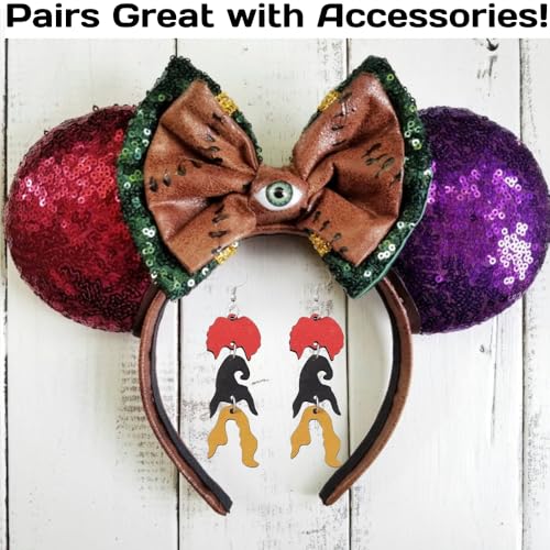 Houcs Pocus Style Drop and Dangle Earrings Hocus Pocus Costume Accessories4