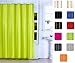 Produktbild MSV Anti-Schimmel Duschvorhang - Anti-Bakteriell, waschbar, wasserdicht, mit 12 Duschvorhangringen - Polyester, Grün 180x200cm