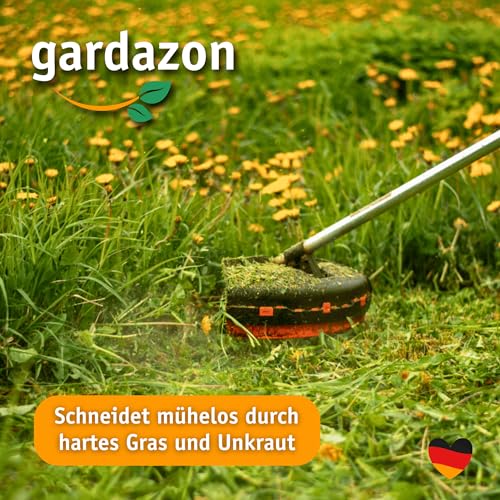 Gardazon Trimmerfaden mit Verstärkung - 2,0 mm x 50 m (Sternprofil) Vorsicht - extrem scharf - Mähfaden für Akku-Rasentrimmer - Ersatzfaden für Rasenmäher-Spule,Trimmer,... – Bild 6