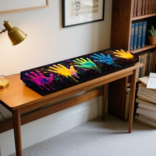 Image of Nuxovilar Handprint Piano Cover Elastic Milk Silk 88 Key