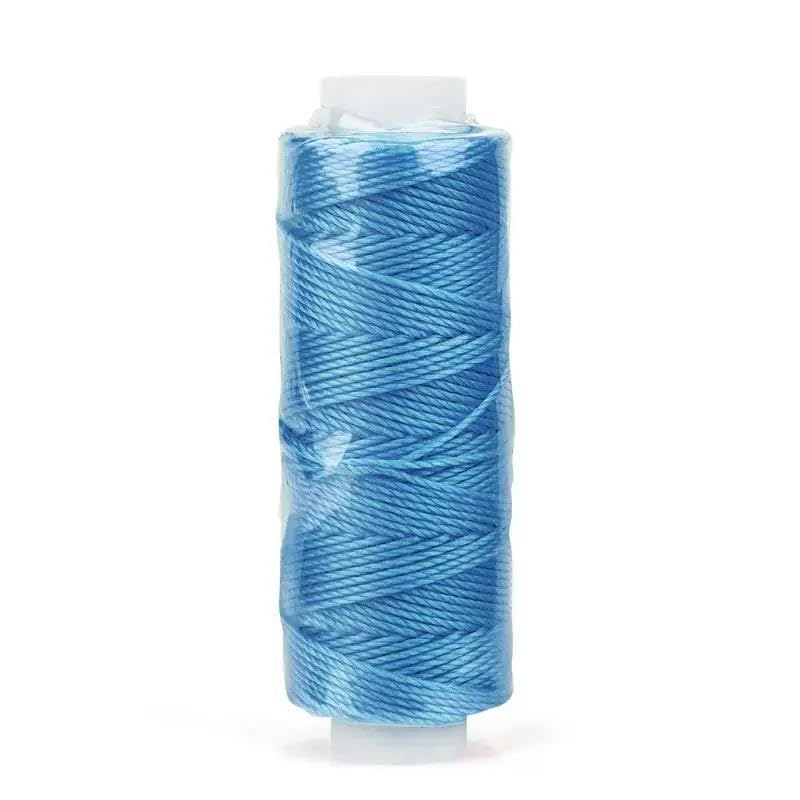 Hilo de Coser，Hilo de poliéster Hilo de Coser, cordón de Hilo Encerado de Cuero de 0,65 mm(20)