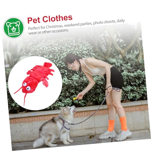 Disfraz langosta para perros pequeño tamaño XS rojo miniatura 5