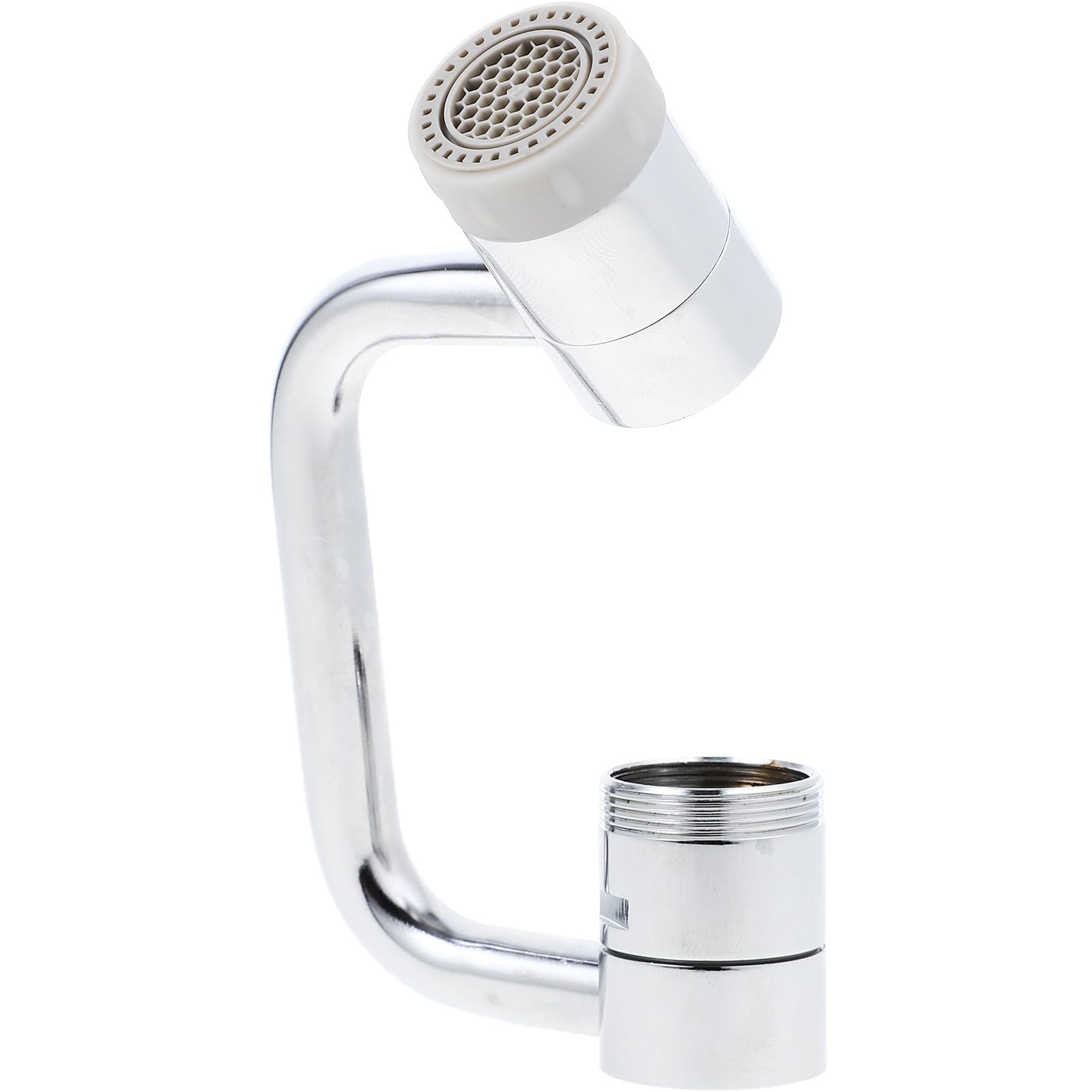 Extensor de grifo de cocina con diseño dual y brazo rotativo de cobre anticorrosión