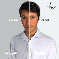 Vista 2 de Collar Dots Estadías de cuello para camisas de vestir y polos para hombre. Hack de moda para plástico, metal y cuello magnético, permanece 24 horas