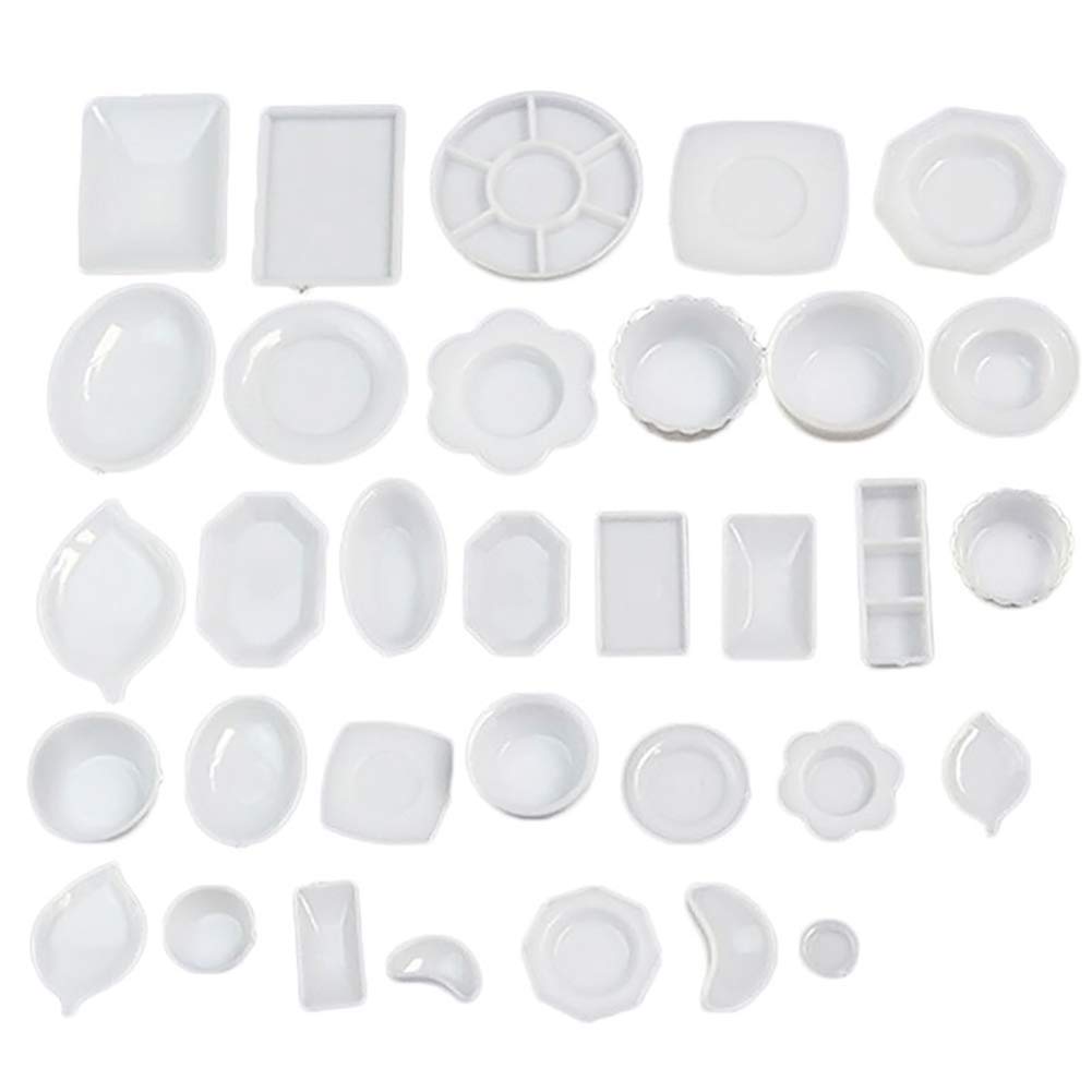 Amazon | PULABO 33個1:12ドールハウスミニチュアキッチン食器再利用 