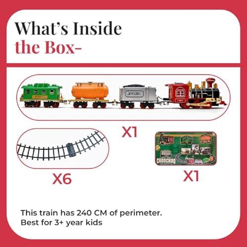 Image of Braintastic Smok Train Toy Set with Sound and Music (CHOOCHOO Train)