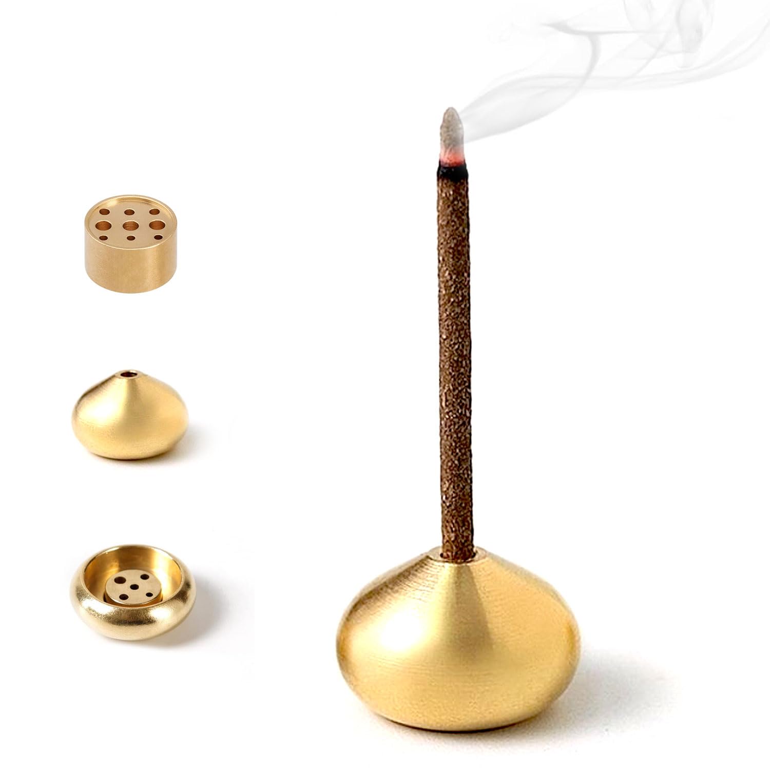 Brass Teardrop Incense Stick Holder