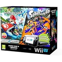 Nintendo Wii U 32GB Mario Kart 8 and Splatoon Premium Pack - Black