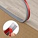 Gaahing Boden-Übergangsstreifen zum Abziehen und Aufkleben, Übergangsrand von Teppich zu Fliese, geeignet für Türschwellen (Abdeckungshöhe innerhalb von 5 mm) Boden/Deckenablauf günstig Kaufen-Gaahing Boden-Übergangsstreifen zum Abziehen und Aufkleben, Übergangsrand von Teppich zu Fliese, geeignet für Türschwellen (Abdeckungshöhe innerhalb von 5 mm)