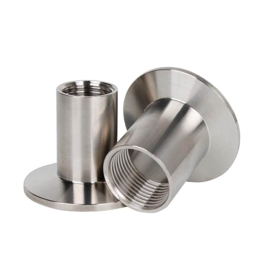 OTANA Raccordi per Tubi con ghiera filettata Interna in Acciaio Inox SS304 BSP Tre Clip Distillazione della Birra Fatta in casa, Morsetto Tri da 50,5 mm, 1,1/2"