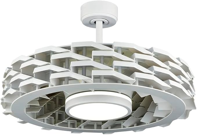 Sulion Ventilador de Techo Rubik - Sin aspas/Motor DC/iFeel/Ultra-silencioso (Blanco)