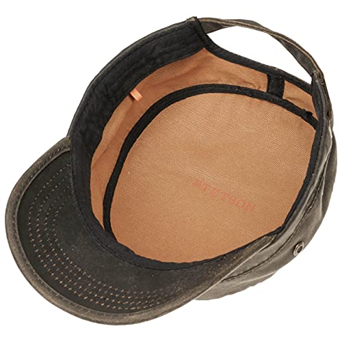 Stetson Datto Army Cap Men Brown 7 1/2-7 5/8 #TOP4