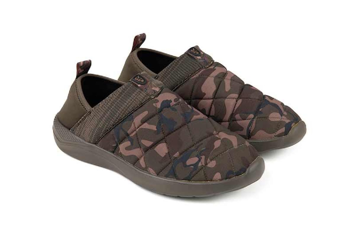Fox Camo/Khaki Bivvy Slippers (Size 9)