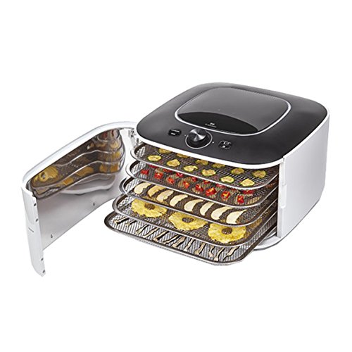 L'EQUIP IR D5 Food Dehydrator Dryer Stainless 5 Trays Timer(1~99hours) Temperatur Control (35~70˚C) – Bild 3