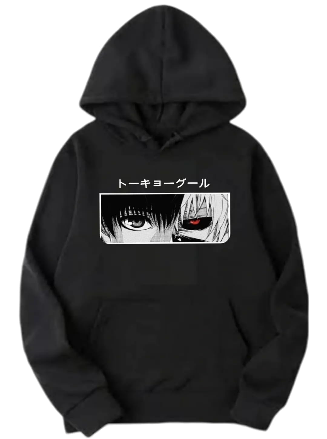 tailed beast Black Men Hooded Sweatshirt Ghoul Printed Hoodie for Men & Women-picture-5