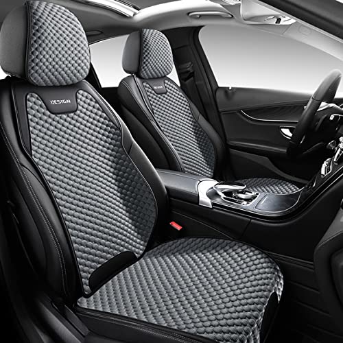 適合BMW MINI ミニクーパー F54 F60 R60 シートカバー 前席 通気性 カーシートカバー おしゃれ シート プロテクター 運転席 助手席 2席 灰