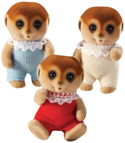 Calico Critters Spotter Meerkat Triplets