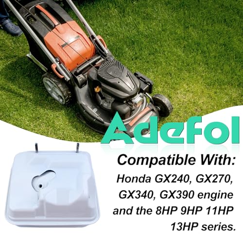 Tank Kit für Honda GX390 GX340 GX270 GX240 Motor, ADEFOL Kraftstofftank + Tankdeckel + Zündkerze + Kraftstofffilter + Kraftstoffleitung Benzintank Zubehör Ersatzteile 9 in 1
