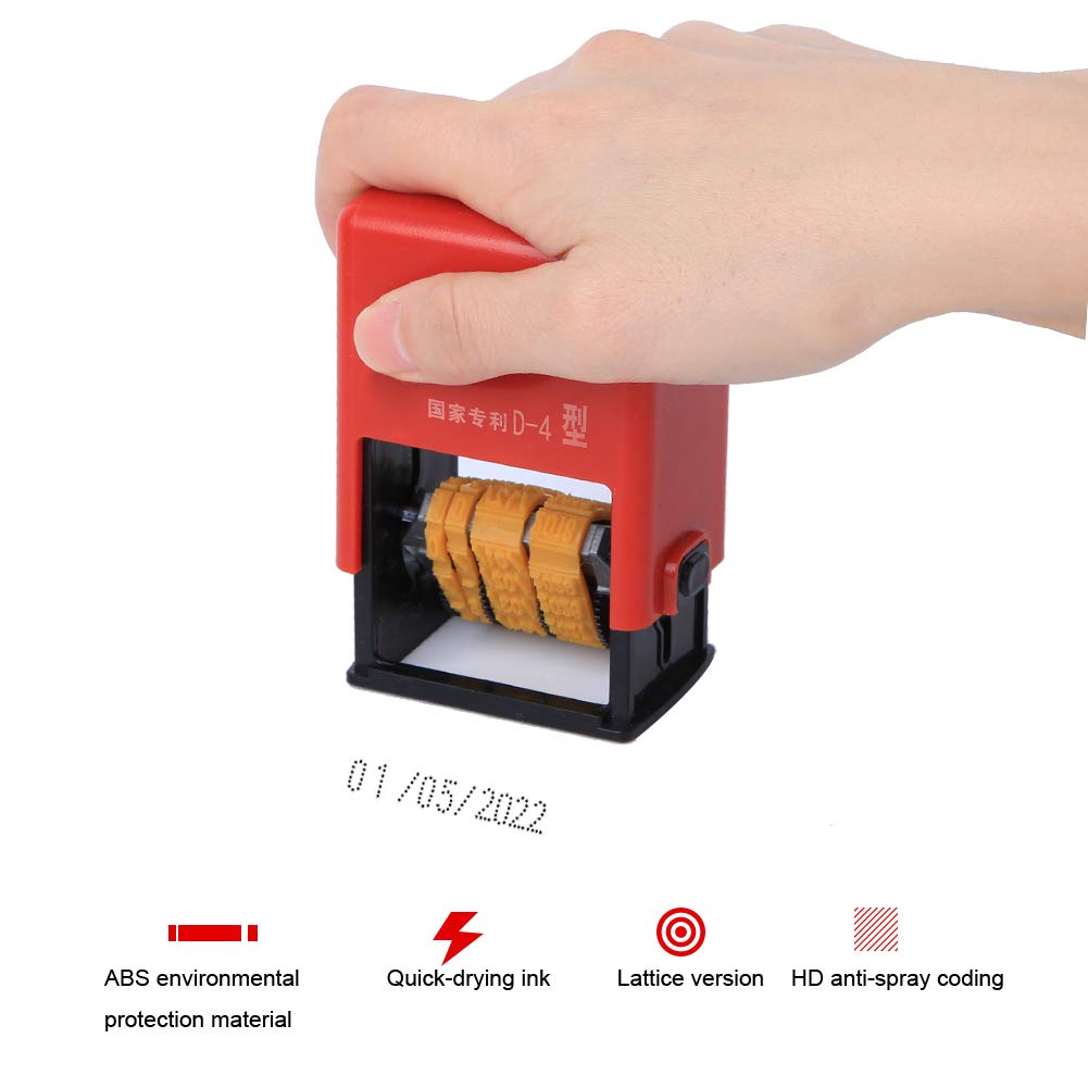 dernière D-4 Type Machine de codage de date Machine d'impression de date réglable pour étiquette de sac en plastique alimentaire