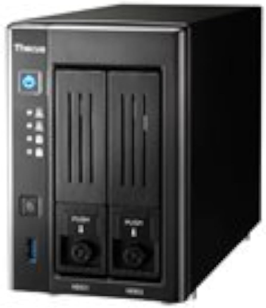 Thecus NAS N2810PLUS 2Bay 1, 6GHz Intel 4GB RAM 2X 1Gbitlan