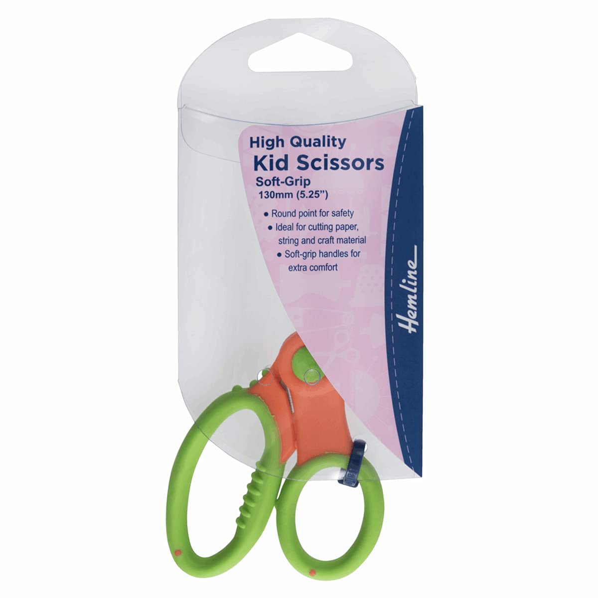 Hemline Soft Grip Childens Scissors