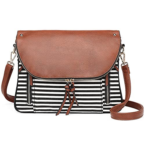 Crossbody Bags for Women, Large Capacity Canvas Travel Purses and Handbags for Women, Shoulder Messenger Bag for Daily Use